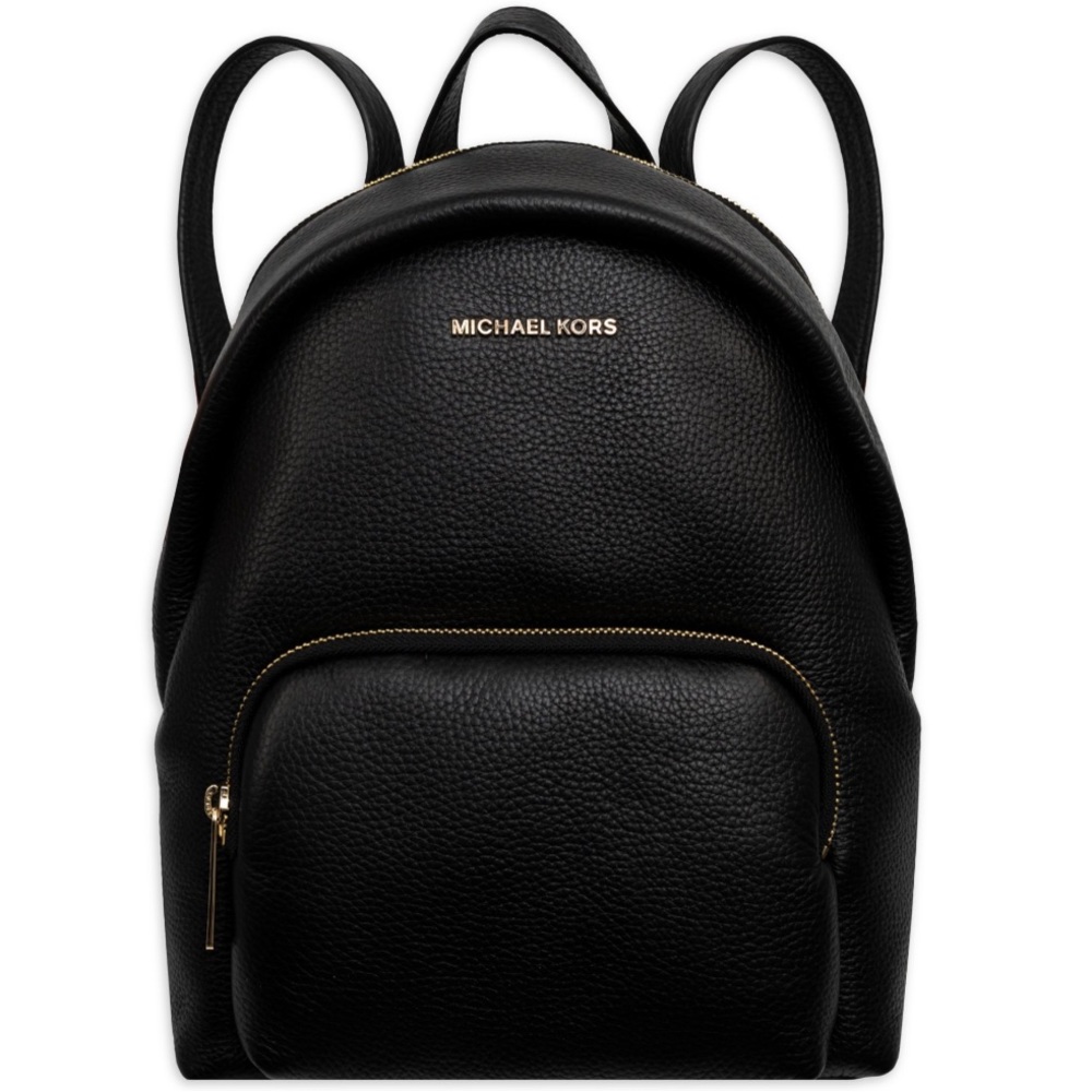 Michael Kors Pebbled Leather Black Backpack